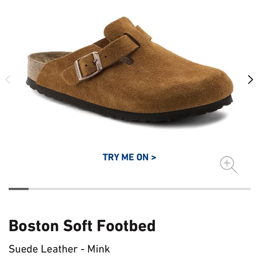Birkenstock Boston Suede Clog / mule